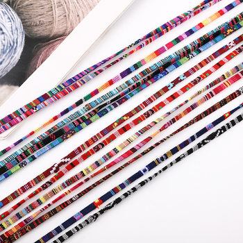 5MM national style four folding mask rope glasses rope with DIY accessories factory direct in stock lanyard