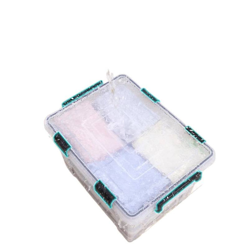 Sealed Storage Box Transparent Extra Large Thickeneded Moisture-Proof Box with Silicone Ring Household Clothes Storage Whole Aiyou Toys