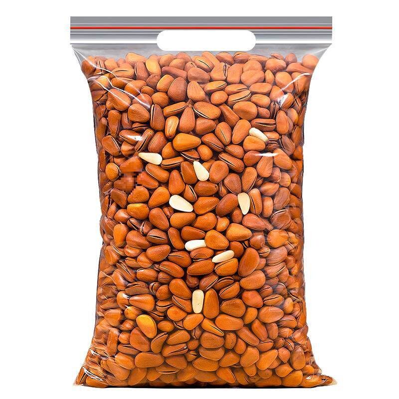 New northeast pine nuts 500g non-special extra large particles hand-peeled open red pine nuts original bulk dried nuts