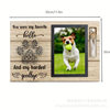 Wooden Pet Memorial Photo Frame Pet Dog Photo Frame Pendant Wooden Stereo Photo Frame with Bottle