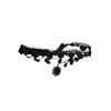 Diablo Vintage Halloween Princess Lace Lace Tassel Black Lolita Necklace Choker Clavicle Chain Necklace