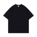 Black [heavyweight cotton short sleeves]
