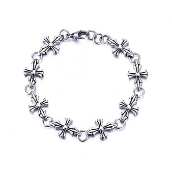 G-Dragon Style Street Hip-Hop Retro Versatile Cross Bracelet for Men and Women Couples Fashion Accessories Wholesale