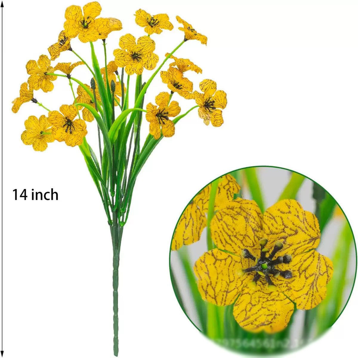 跨境代发 婚庆装饰仿真紫罗兰假花 路引插花 人造绿植塑料花艺摆