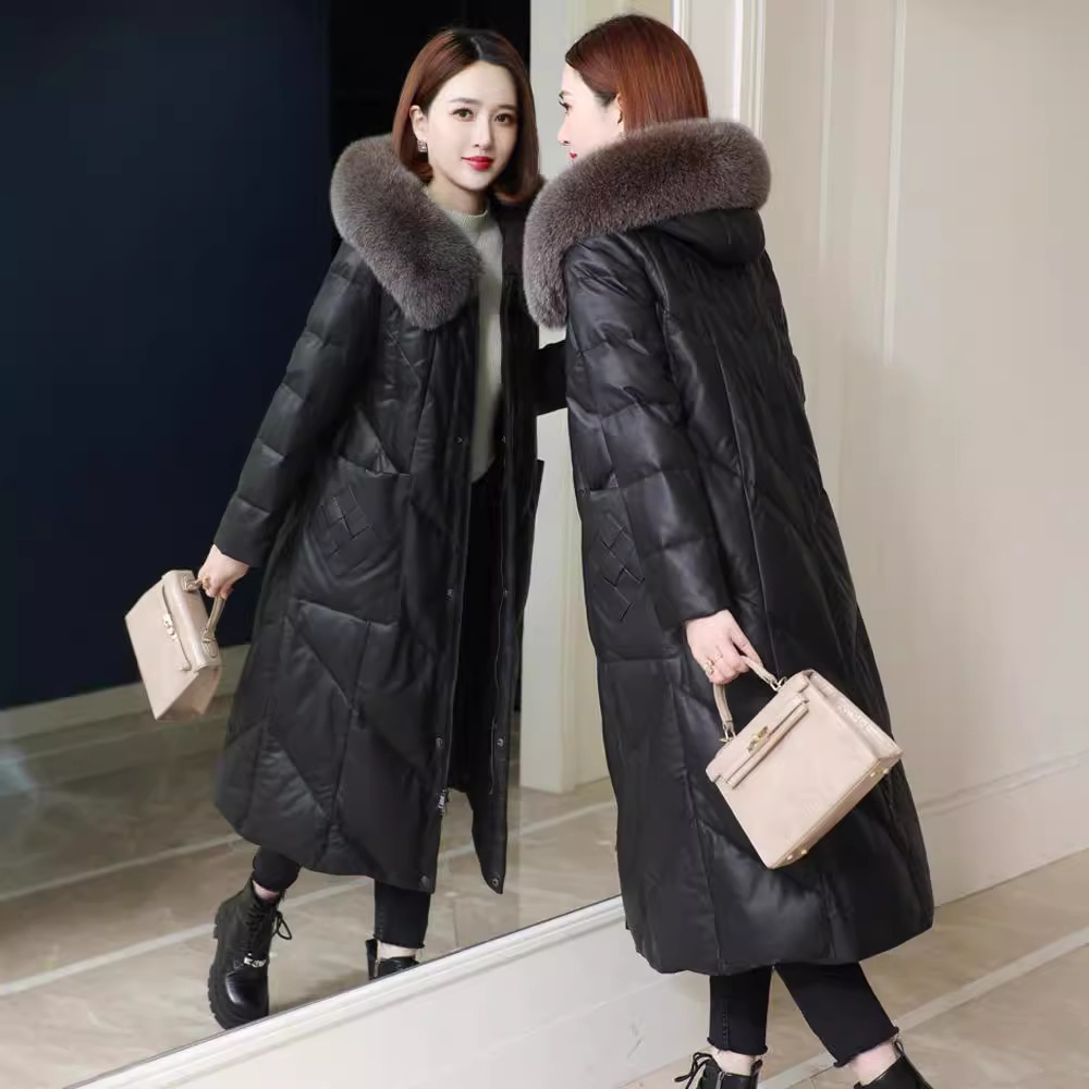 Áo Da Nữ Chất Liệu Da Bò Big Size Ngoại Cỡ