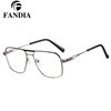 91370 Cross-Border Fashion Men's Anti-Blue Light Glasses Slingshot Gold Wire Frame Metal Export Optical Glasses Can Be Equipped with Glasses