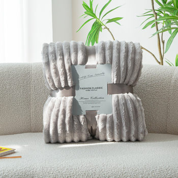 Cross-border foreign trade milk magic velvet blanket Faleirong draw blanket lunch break sofa blanket shawl blanket wholesale