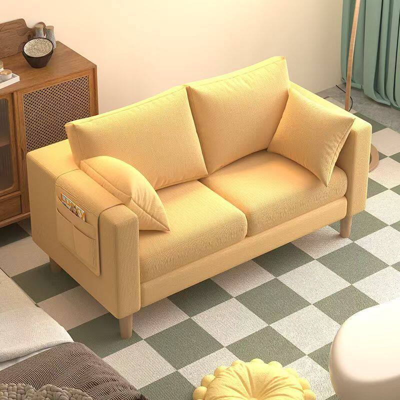 沙发小户型北欧简约现代卧室出租房简易网红双人三人客厅布艺沙发