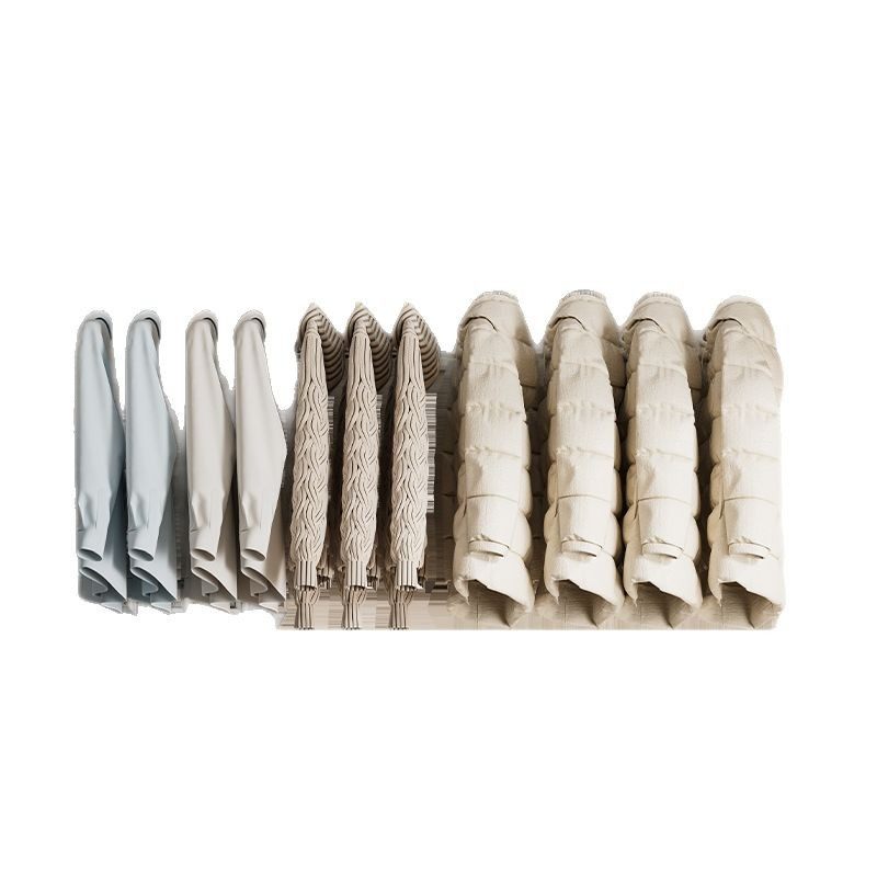 Baihan Clothes Drying Rod Telescopic Punch-free Curtain Rod Household Bathroom Shower Curtain Rod Wardrobe Clothes Hanging Rod Telescopic Rod