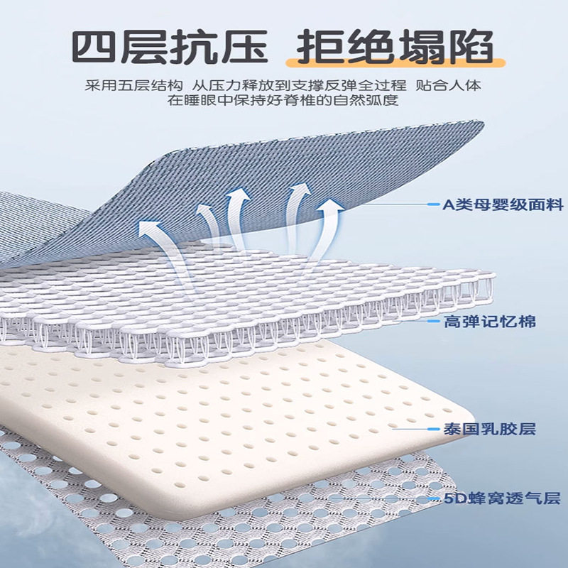 Student Dormitory Latex Mattress Cushion Single Foldableable Tatami Memory Foam Mat Floor Sleeping Mat for Rent