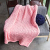 Cross-Border Supply New Thick Thread Knitted Blanket Icelandic Wool Knitted Blanket Throw Blanket Wool Blanket Manufacturer