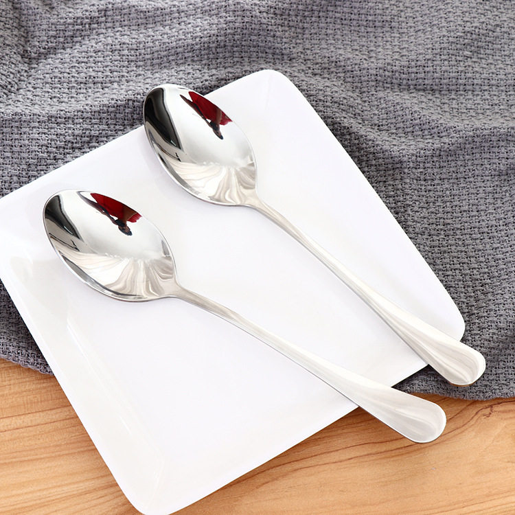 Stainless steel spoon cutlery knife and fork spoon long handle coffee spoon children's soup spoon home gift
