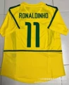 2002 brazil home jersey #11