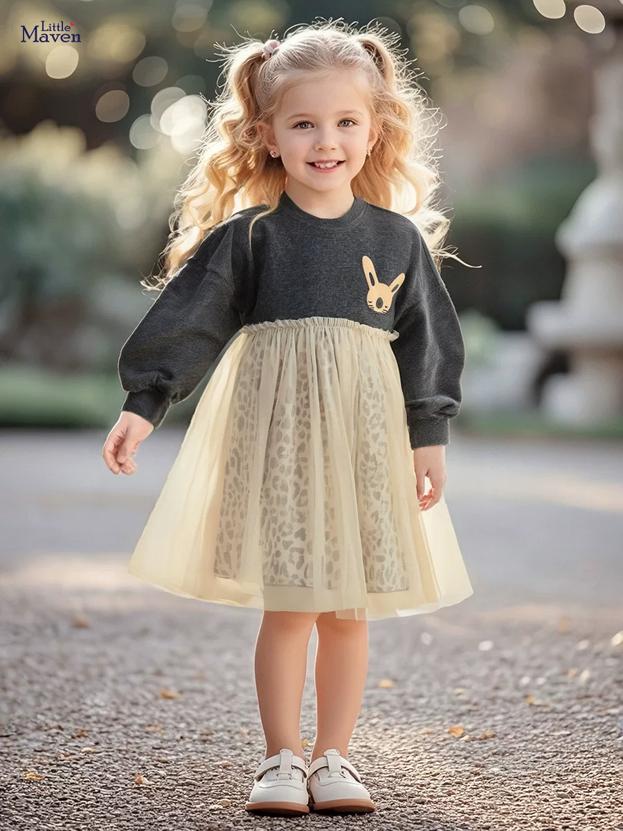 [Style] Girls' Dress, Autumn Tulle Kids' Skirt, Cute Baby Skirt