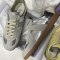 Metallic silver + gray