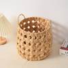Water Hyacinth Grass Hand-Woven Toy Sundries Storage Basket Hotel B&B Dirty Clothes Basket Living Room Snack Woven Basket