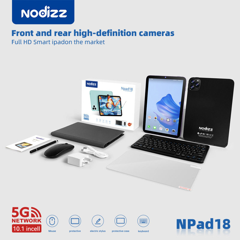 跨境热销10.1寸安卓平板电脑高清 IPS全面屏幕wifi+SIM通话Npad18