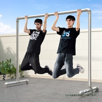 Steel Pipe Clothes Drying Rack, Clothes Rack, Clothes Drying Rod, Balcony Household Floor-Standing Bedroom Outdoor Clothes Hanging Simple Quilt Drying Pipe