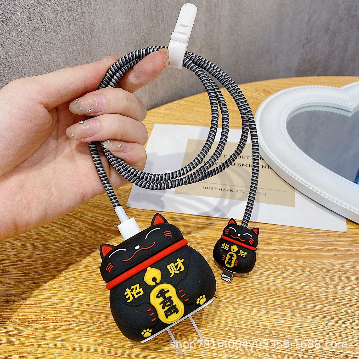 数据线保护套适用苹果充电器保护套芭芘充电头保护套充电线保护套