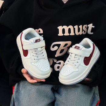 Children's Shoes 2025 Spring New Boys' Sneakers Kidsren's Shoes Girls' Sports Shoes Casual Shoes Low-Top Mandarin Duck Shoes