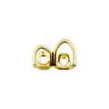 Double hollow gold (love heart on the back)