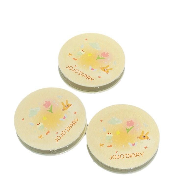 Long Diary Soft Focus Powder Cake Matte Natural Makeup Holding Fake Plain Brightening Girl's Oil Control Sweat-proof Makeup Powder