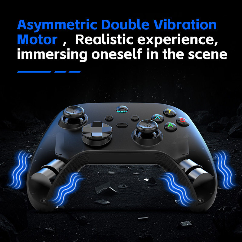 New G6 wireless game handle dual Hall vibration somatosensory burst Switch Android IOS/PC Bluetooth handle