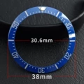 Ceramic blue circle silver lettering little ghost king blue green light