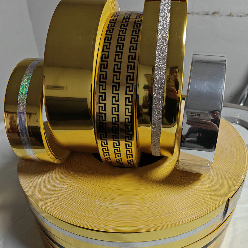 Gold Edge Banding Manufacturer Wholesale Self-Adhesive Edge Strips for Tables, Chairs, and Cabinets; Office Door Edge Banding and Computer Desk Accessories
