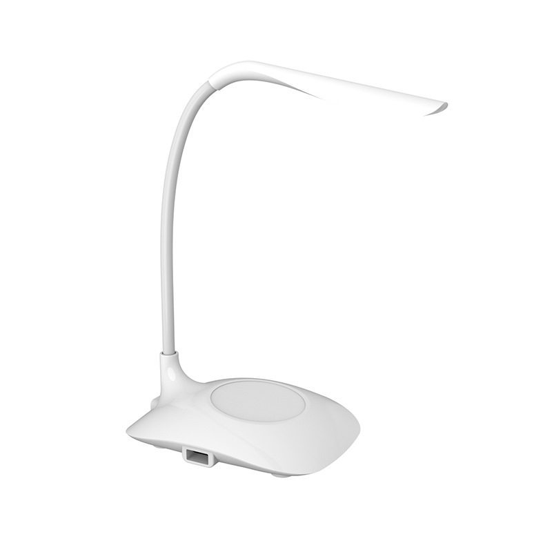 Warm Light Reading Desktop Lamp USB Output Wireless Charging Study Office Dormitory Special Eye Protection Learning Desk Lamp