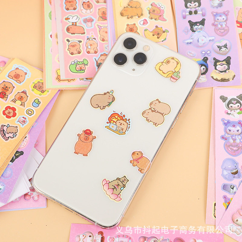 カピバラステッカー【1枚価格】20枚/パック