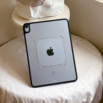 New iPad Cooling Protective Case Ipad10 High Transparency Air11 Stylus Holder Mini7 Hollow Gaming Case 10.9