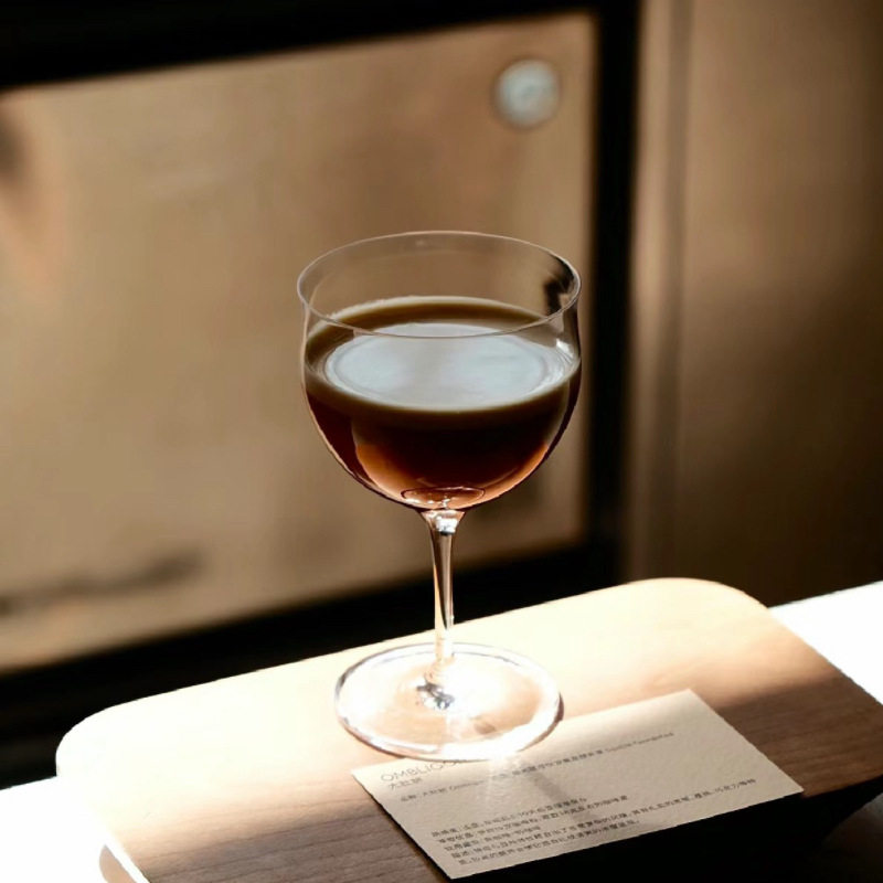 Classical Ins Japanese-style Kimura High-foot Cocktail Cup Fragrant Cup Bar Special Bubble Cup Drink Cup