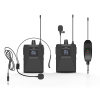 Wireless Lavalier Microphone, Universal Microphone for Classroom Lectures, Small Bee Bodypack Headset, Chest Microphone