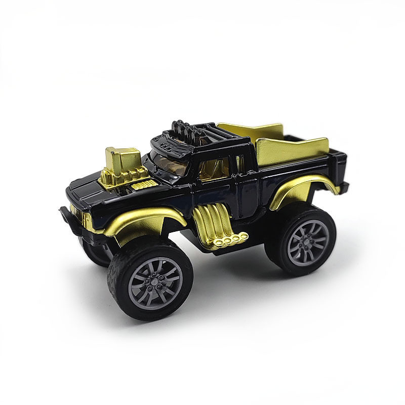 精品卡通儿童玩具男孩仿真合金越野车模型小汽车益智玩具车子批发