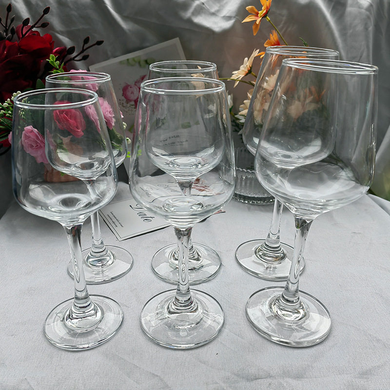 Factory Direct red wine glass multi-specification charming wine glass lead-free calcium glass cocktail Cup goblet Cup
