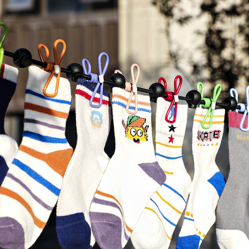 Clothesline Outdoor Drying Rope 1.8m, Retractable Clothesline for Outdoor Use, No-Drill Indoor Clothesline, Travel Clothes Drying Gadget