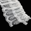 White I-shaped lace double-layer wooden ear trim clothing skirt lace European and American clothing accessories manufacturer