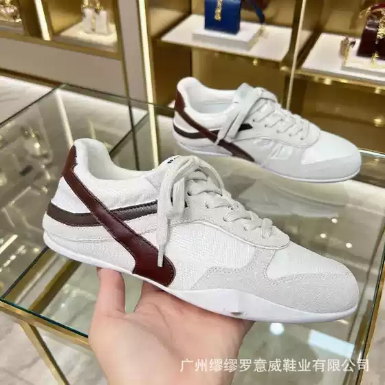 Miu's Fashion Week Catwalk Style Couple's Color Matching Series Low-Top Retro Casual Sports Shoes for Female Couples