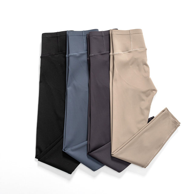 束脚九分裤速干运动裤大码女提臀带瑜伽服健身训练跑步性感显瘦夏