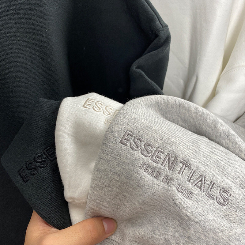 2019SS 戴帽卫衣反光加绒FOG复线ESSENTIALS潮牌洛杉矶跨境热卖