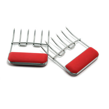 Stainless steel bear claw meat distributor TPR plastic handle barbecue tool kitchen meat shredder factory direct sale