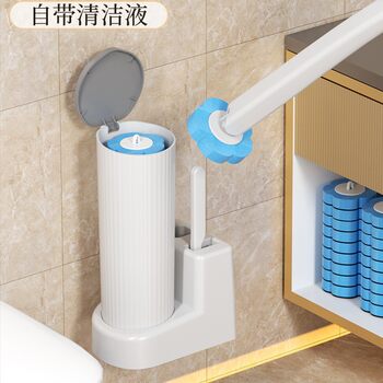 Household Floor Wall Hanging Dual-purpose Disposable Toilet Brush Throwable Toilet Brush suit Brush with Cleaning Gap Brush