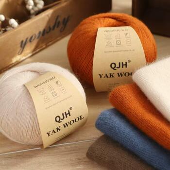 New Yak Velvet Hand-Knitted Thread Jacket Thread Knitted Scarf Hat Thread