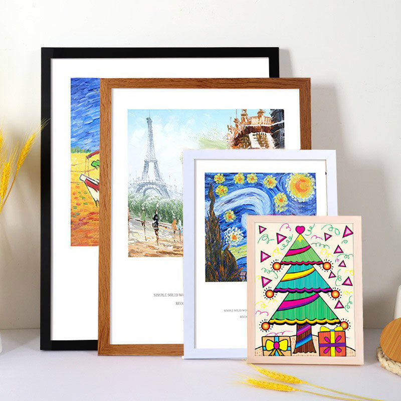 Pvc Photo Frame Display Simple 6 7 8 10 12 16 18inch A3 A4 4K 8 Open Picture Frame Wall Hanging Frame Wholesale