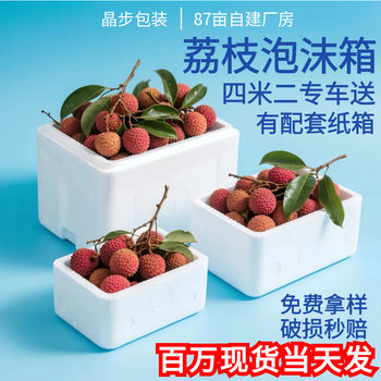 Lychee Foam Box Carton E-Commerce Express Cold Chain Fresh-Keeping Box Fresh Fruits and Vegetables Refrigerated Insulated Box 5 Pounds 5kg Pack