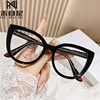 Anti-blue Light Glasses New Fashion Cat's Eye Frame Fashionable Myopia Glasses Women's Ultra Light PC Glasses Frame Glasses