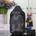 Large grid chest bag 16-33-6cm