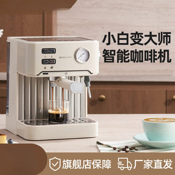 Coffee Machine Small Household Fully Semi-Automatic Commercial Brewing All-In-One Machine Steam Milk Frother Espresso Cross-Border