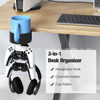 Cross-Border Three-In-One Water Cup Holder 360-Degree Headphone Hanger Water Cup Holder Ps5 Game Controller Display Stand Without Drilling